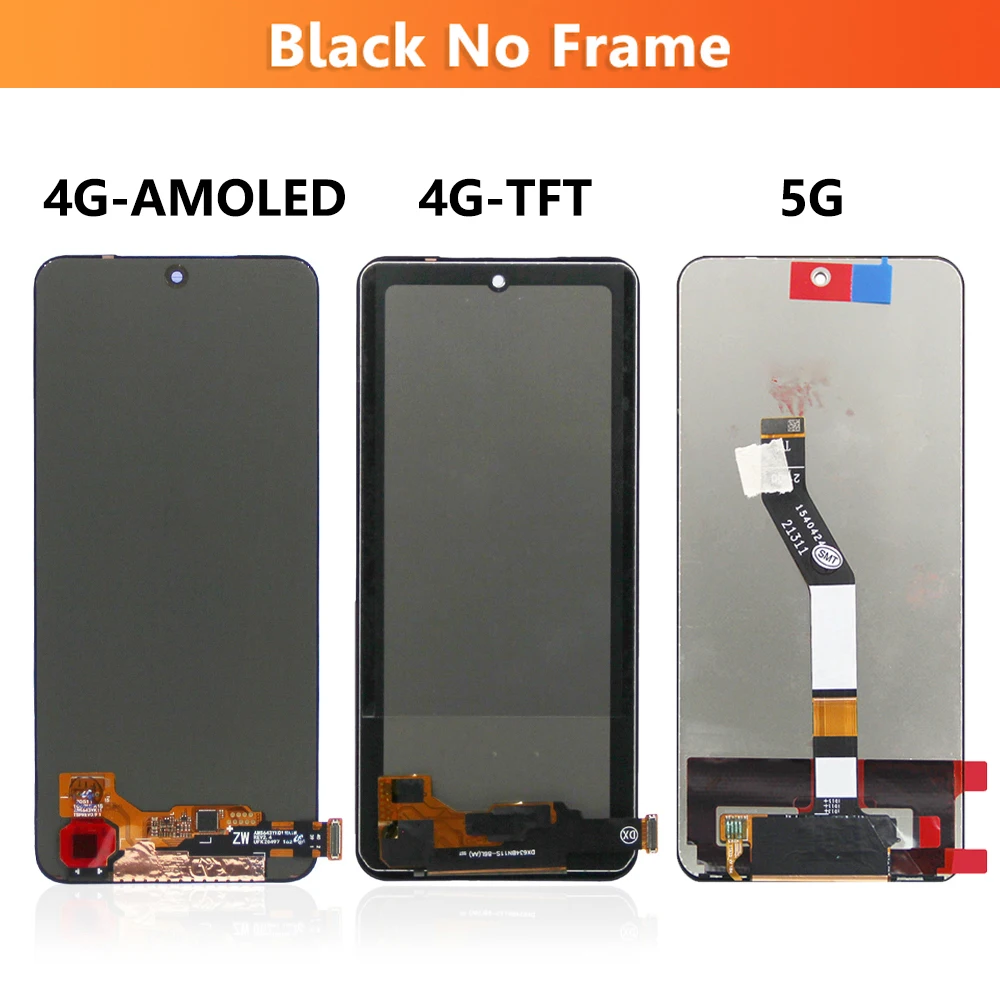 Para Xiaomi Poco M4 Pro 4G 5G Para ‎ Reemplazo del conjunto del digitalizador de pantalla táctil de la pantalla LCD de Poco M4 Pro 4G/5G