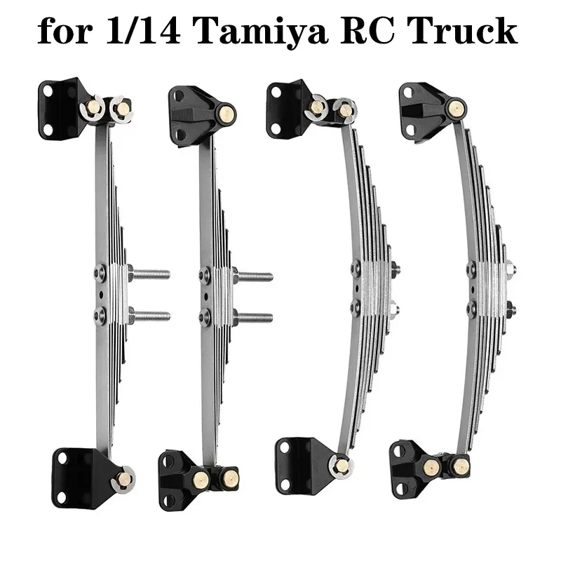 1 Pair Metal Front/rear Suspension Leaf Spring Plate Spring Hanger for 1/14 Tamiya RC Truck SCANIA 770S R620 VOLVO BENZ Man Car