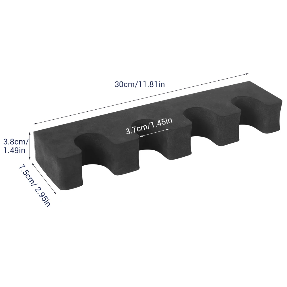 Portaborse magnetico a 4 slot portaoggetti in schiuma ad alta densità portaoggetti portaoggetti magnetico per canna portaoggetti sicuro per pistola