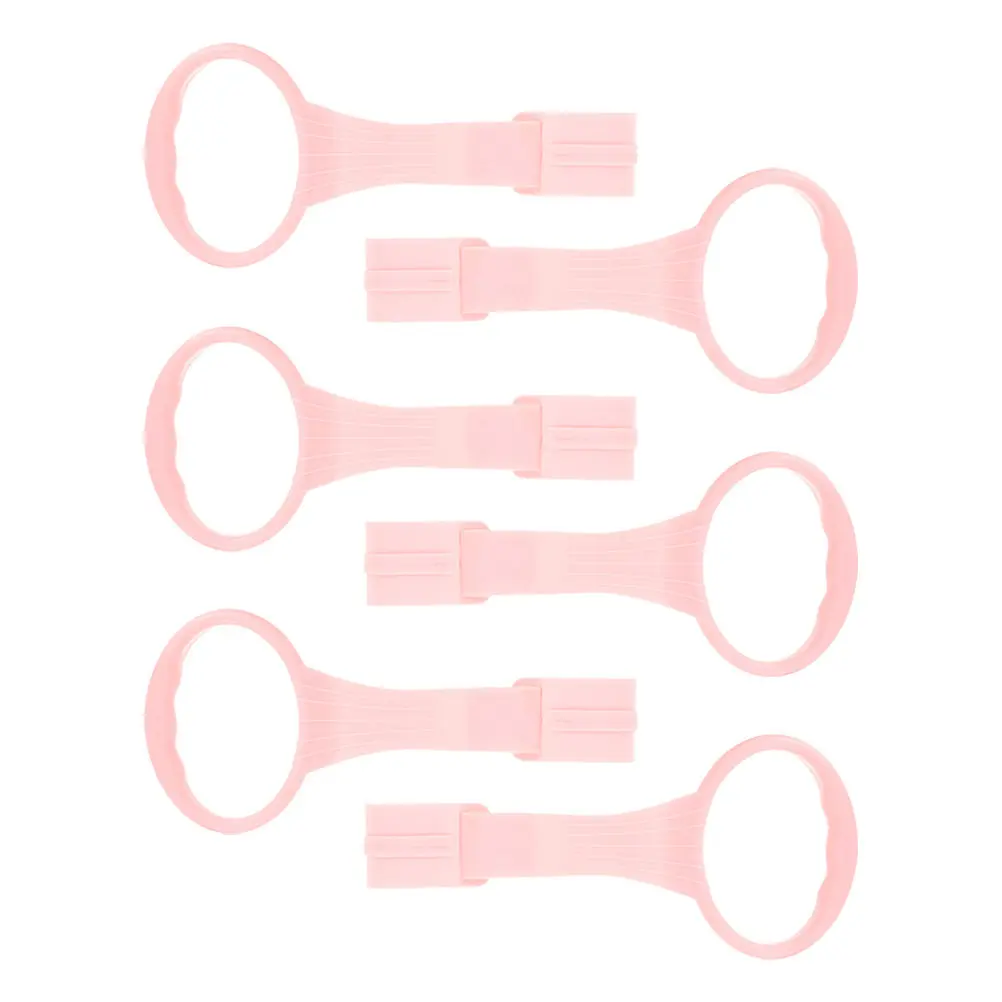 

6Pcs Baby Pull Up Rings Crib Stand Up Safety Rings for Newborns Toddlers Tool Portable Light Weight Hand