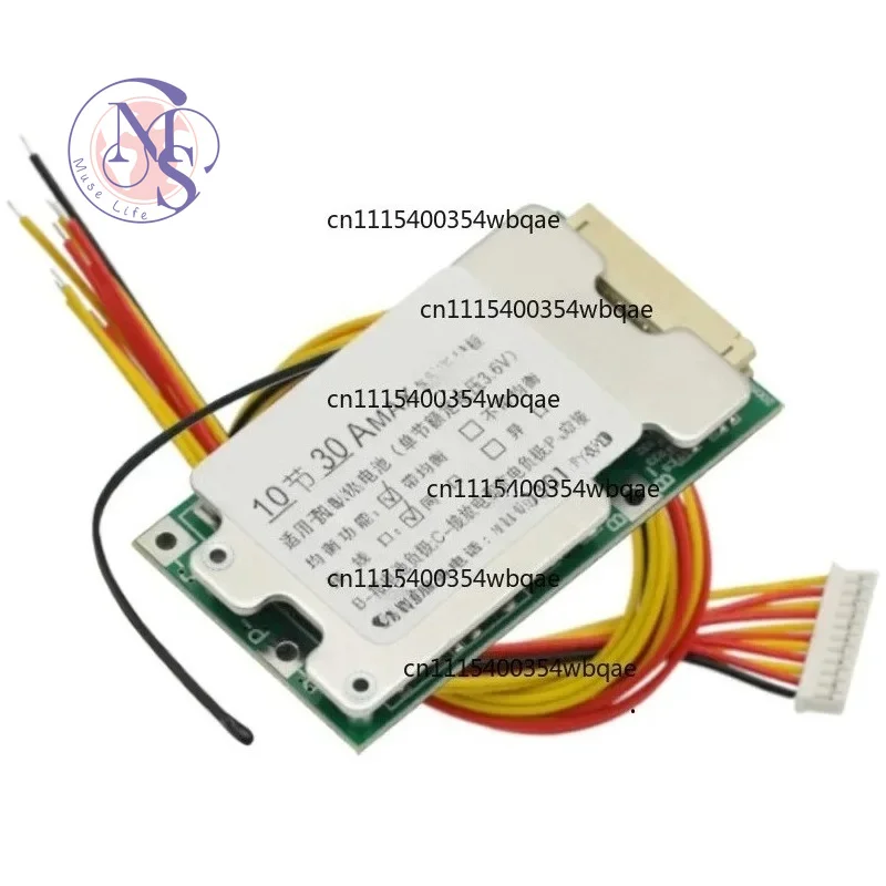 ZOCI-FOR-1Pc 10S 30A 36V BMS Lithium Battery Protection Board 18650 Charge Balancer Module, Replacement Parts