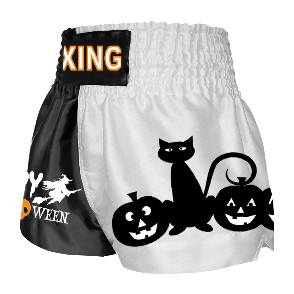 Muay Thai Boxing Shorts for Men's Women's Kids Teenagers Kickboxing Fighting MMA Trunks Sanda Grappling Bjj Training Short Pants