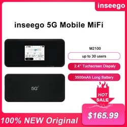 Inseego M2100 Mobile WIFI 5G LTE Wireless Router Mini Outdoor Hotspot Pocket MiFi 300mbps Sim Card Slot Repeater 3500mah