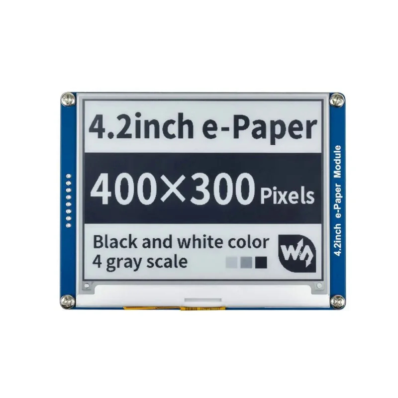 Waveshare 4.2inch E-Ink display black/white e-Paper with SPI interface compatible for Raspberry Pi/Arduino/Nucleo/STM32 3.3V/5V