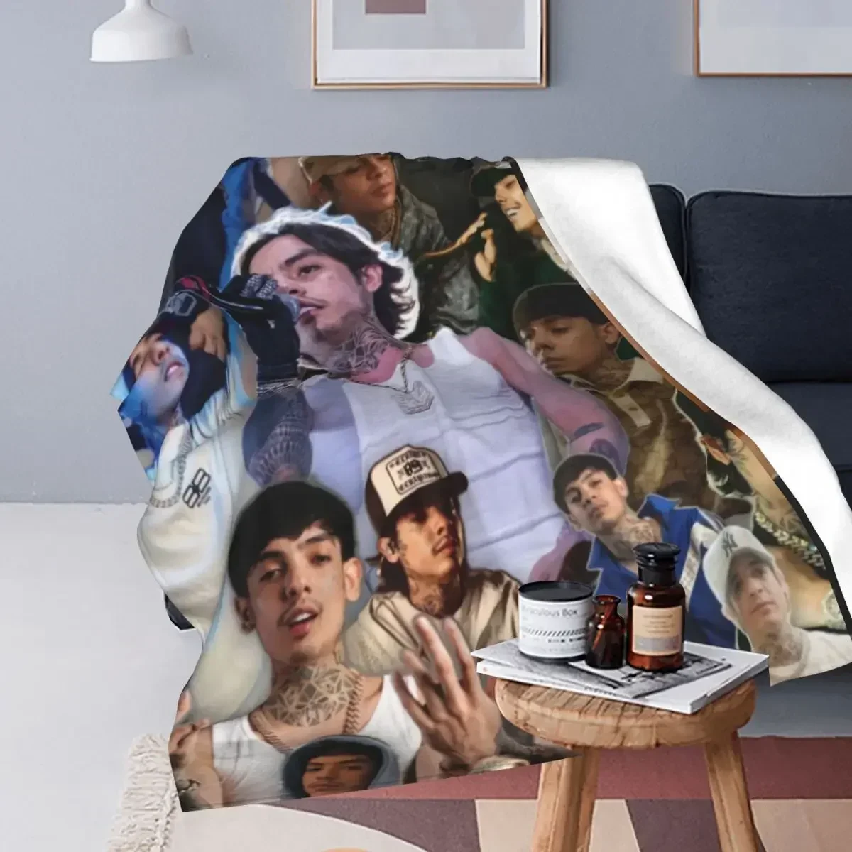 

Baby Blanket Music Rapper Photo Graphics Creative 3D Print Pattern Beds Soft Comfortable Birthday Gift Trendy Throw Blankets
