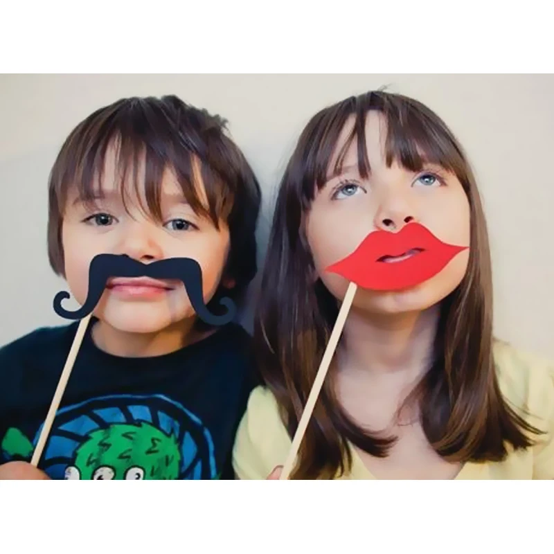 

DIY Handmade Funny Photo Toys For Children, Photo Props For Halloween, Christmas, Birthday Parties, Parent-Child Activities