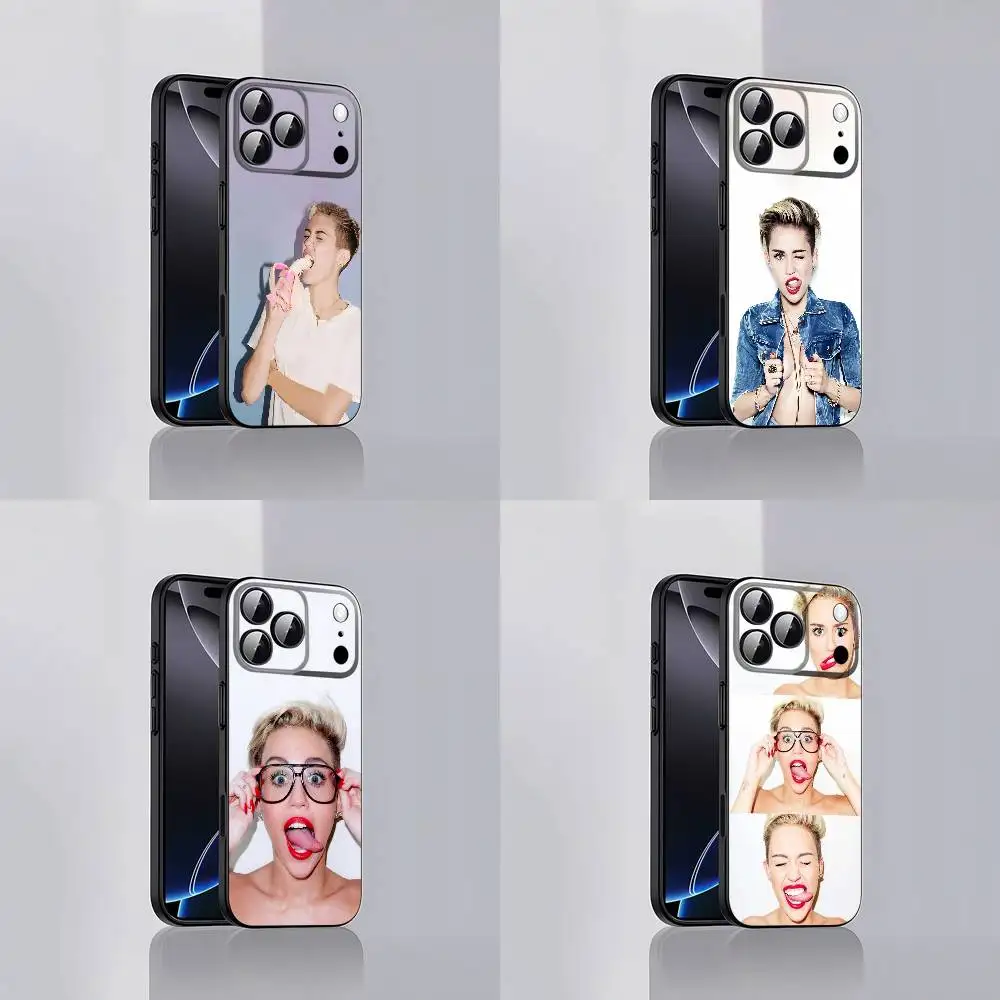 

M-Miley Cyrus Wrecking Ball Phone Case For iPhone 17,16,15,14,13,12,Pro,Max,Plus,E,SE4,Air,Mini Black Soft Cover