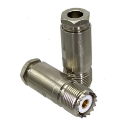1Pcs UHF SO239 female jack clamp RG58 RG142 LMR195 RG400 Cable RF Coaxial connector