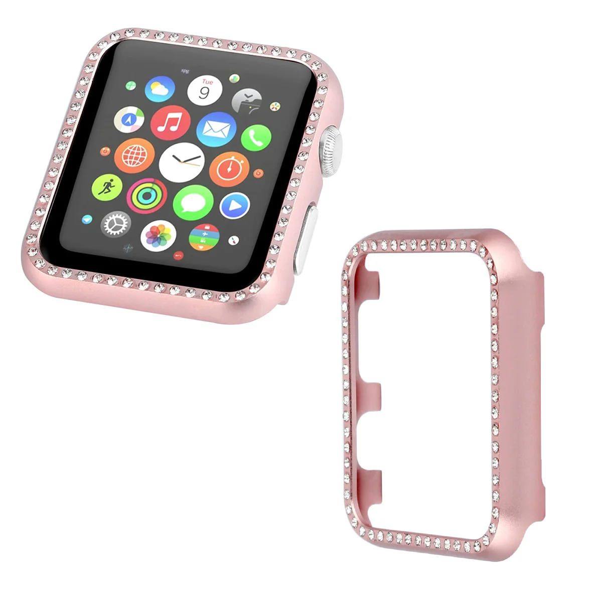 

Metal Shell Watch Protector 40mm Aluminium Alloy Bumper Case for Series 4 Dustproof Scratch Resistant Smart