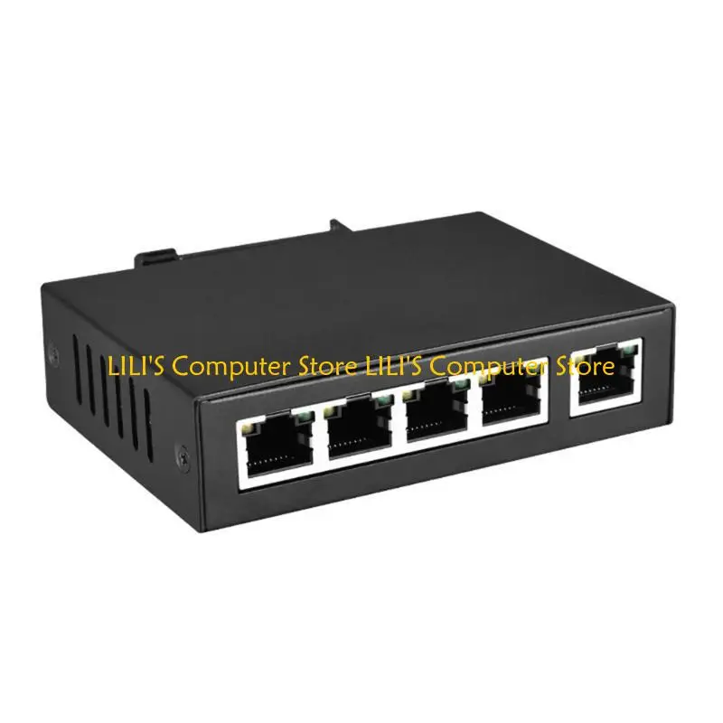 45-57V 단락 보호 기능이있는 A52B 100m POE 네트워킹 스위처 박스