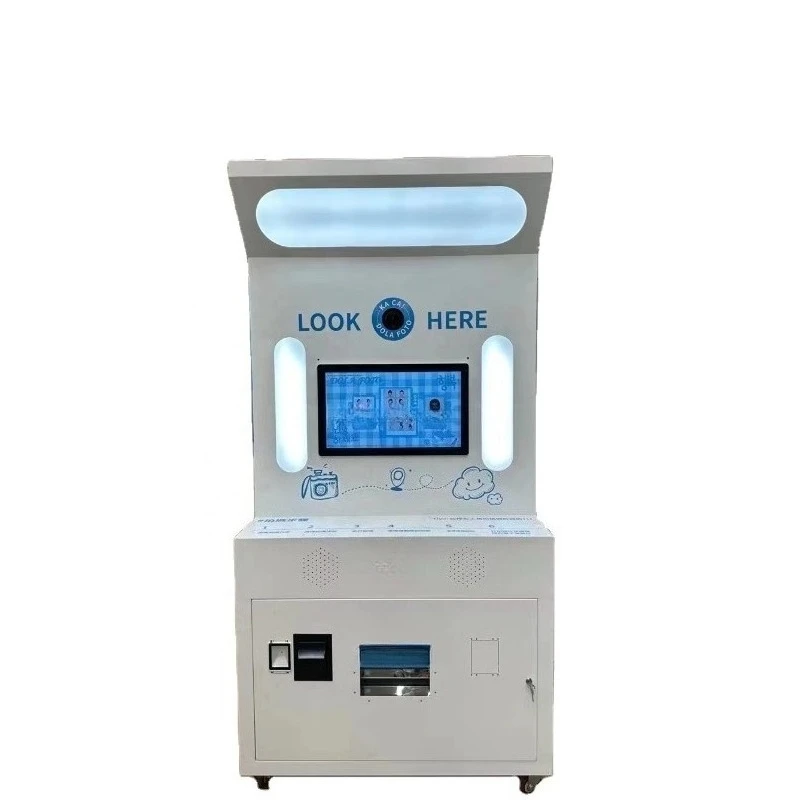 Customized Coin Operated Self Service Photo Booth Machine 1 Year Warranty For Event Party Rental Wholesale