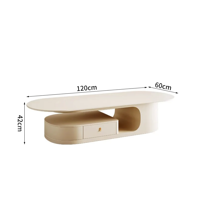 Modern Aesthetic Coffee Tables Living Room White Slim Luxury Coffee Tables Premium Design Mesa De Centro De Sala Furniture