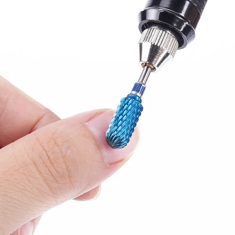 مجموعة مثقاب الأظافر من الفولاذ التنغستن ، رأس طحن لإزالة الجلد الميت ، آلة صنفرة ، معالجة الأظافر مسبقًا ، لقمة حفر