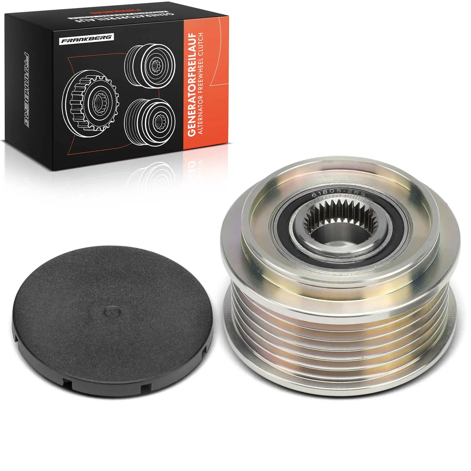 Frankberg 1x Generatorfreilauf Lichtmaschine für Citroën C1 Peugeot 108 Toyota Aygo Yaris 270600Q180 270600Q160 274150Q010