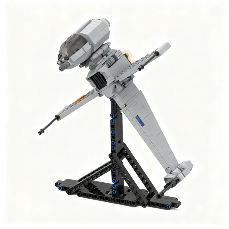 

NEW 401PCS MOC Space Battle B Wing Geared Wings Cockpit Model Custom Building Blocks Architecture DIY Assembly Display Gift Set