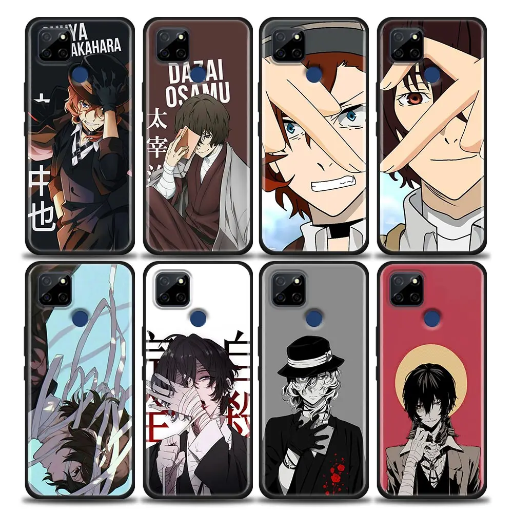 Anime Bungou Stray Dogs Dazai Osamu Case for Realme C21 C25 C11 C12 C20 C35 Oppo A53 A74 A16 A15 A9 A54 A95 A93 A31 A52 A5s Case