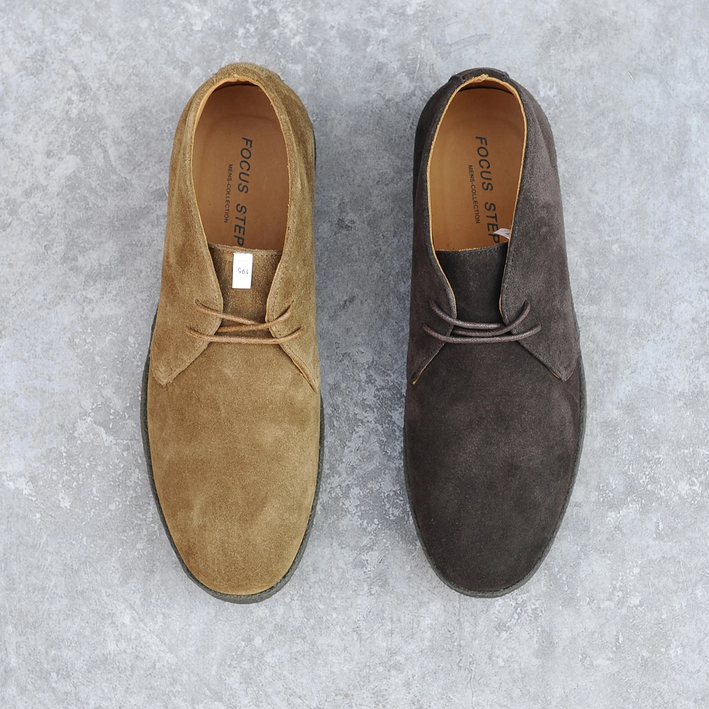 

Мужские сандалии из искусственной замши, ботинки чукка из волы, повседневные кожаные ботинки с высоким берцем Briti Sle, ботинки с круглым носком на плоской подошве