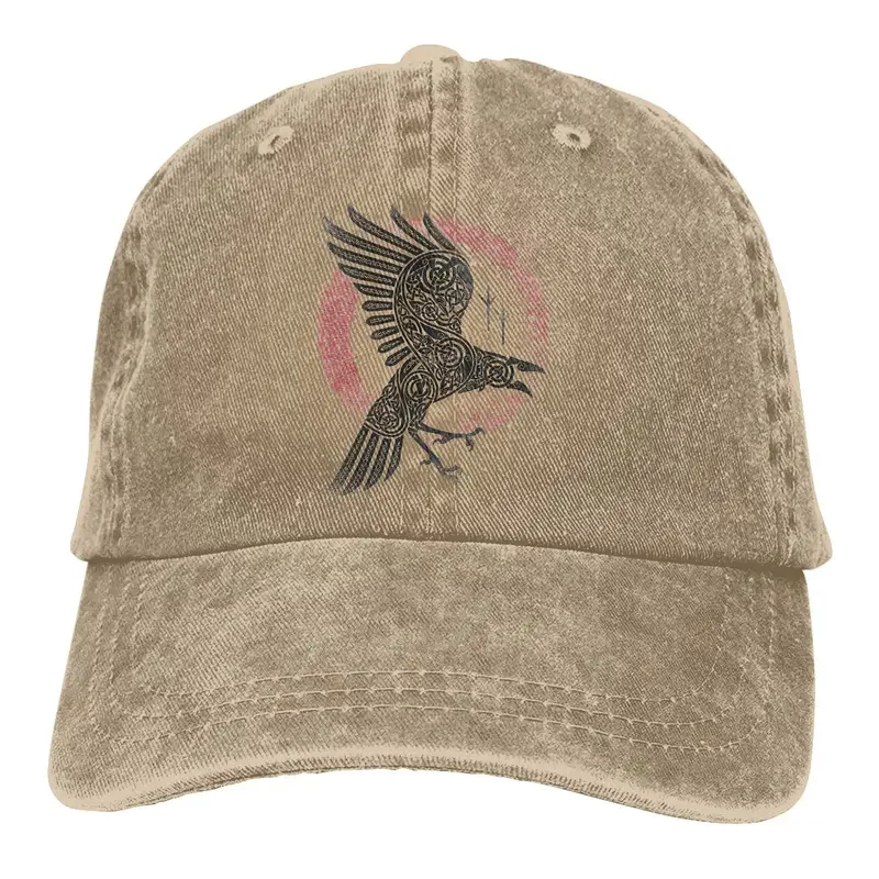 

Y2K 'S RAVEN The Baseball Cap Peaked Capt Sport Unisex Outdoor Custom Norsemen Ragnar Hats