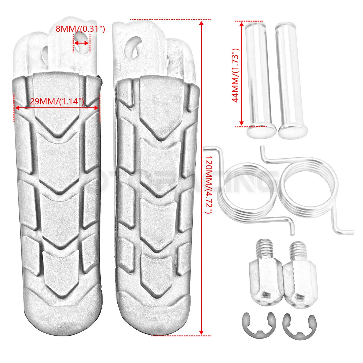 Motorcycle Front Footrests Foot Peg For Honda CBR1100XX CBR900RR VFR800 CBR 600 F3 F4 F4I VFR 800 VTR1000