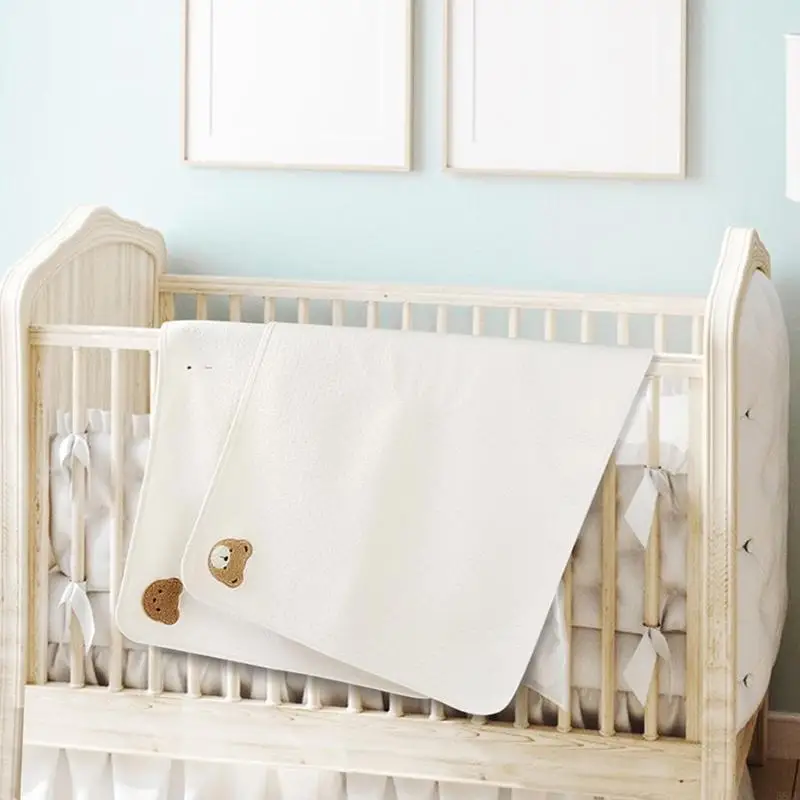 581F كارتون الطفل حفاضات تغيير الوسادة مقاوم للماء القطن مبدل حصيرة الكلمة اللعب الحصير