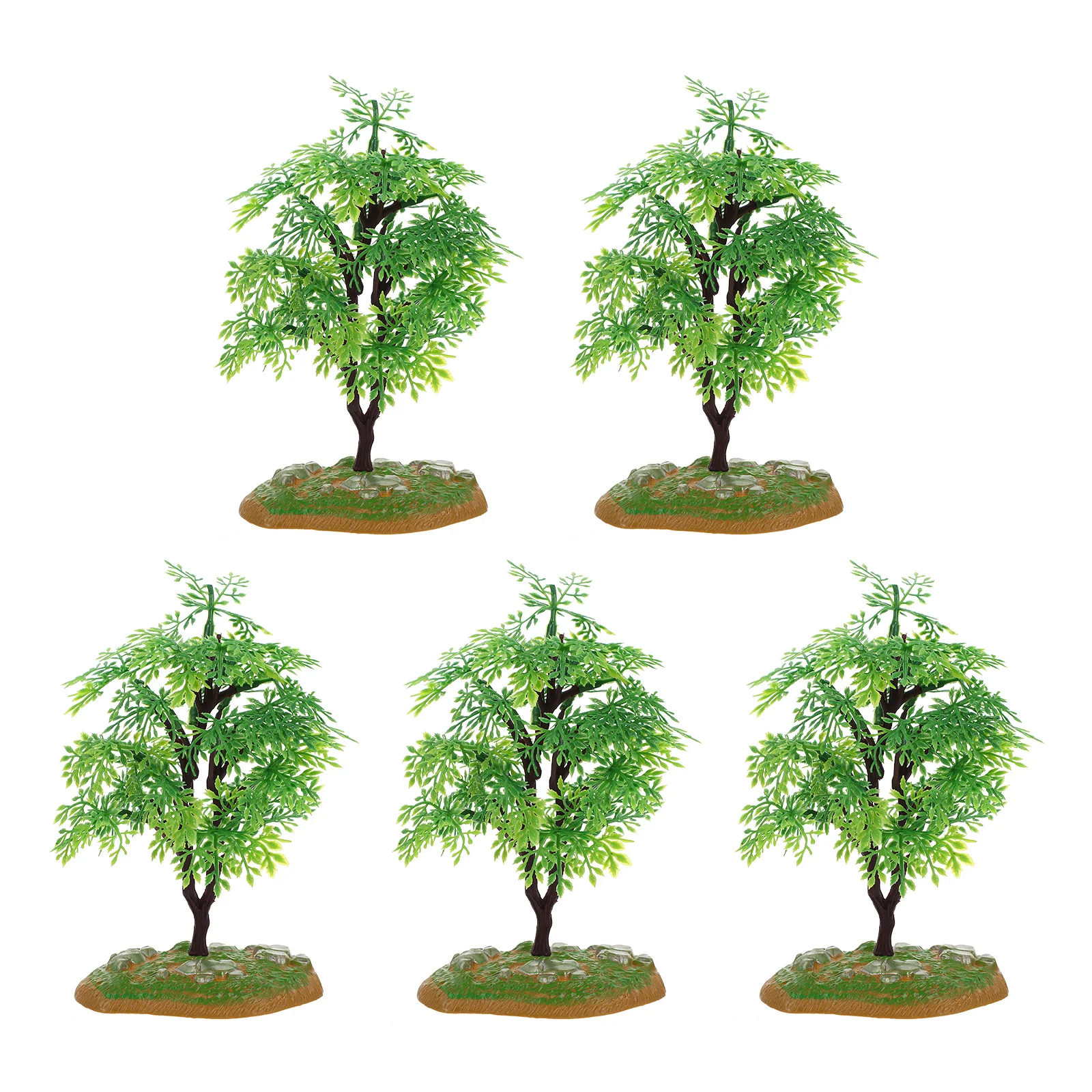 

5Pcs Cedar Miniature Realistic Micro Landscape Supplies Decoration Home Garden Bonsai Desktop Ornament Mini Landscape