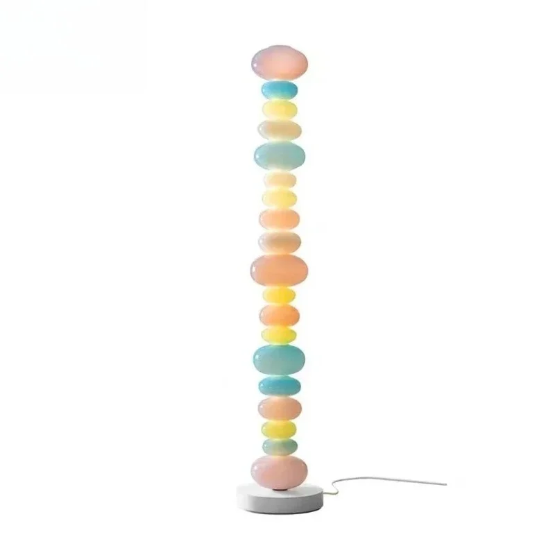 

【Best-selling】Candy rainbow Floor Lamp Girl Living Room Bedroom Sofa Beside Cream Creative Floor Lamp