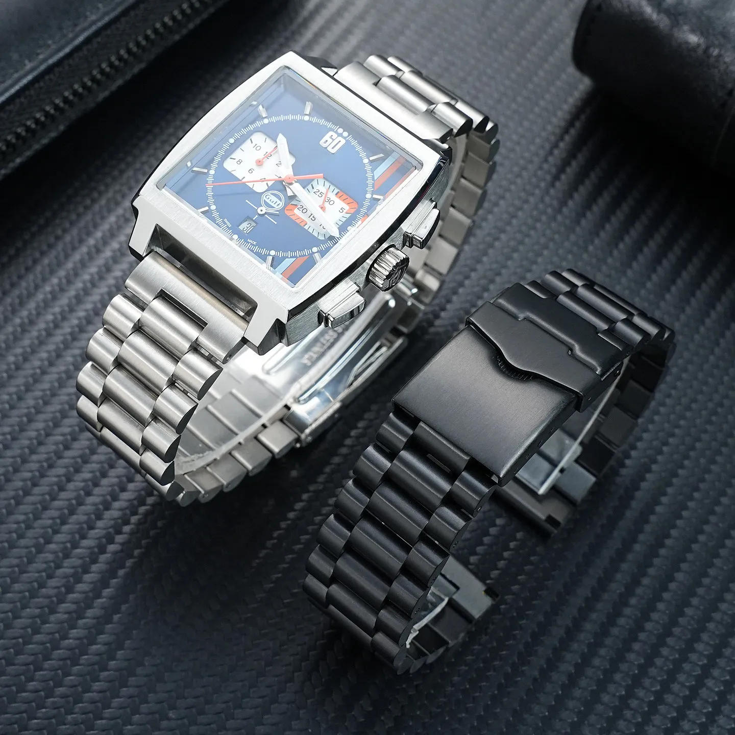 Suitable for TAG Heuer F1 Carrera Monaco CBL2111 CBL2113 Solid Stainless Steel Strap Men's Wristband