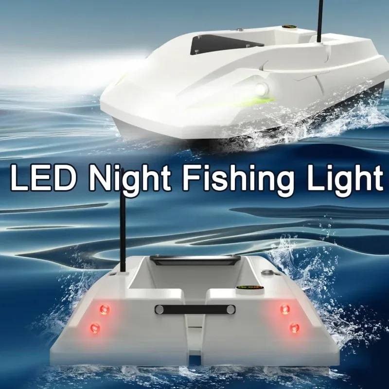 MBLN Dual Battery System 12V High Power 500m Remote Control Bait Boat Load 2kg Trawl Unhooking 3 Speed Adjustable Speed Fishing