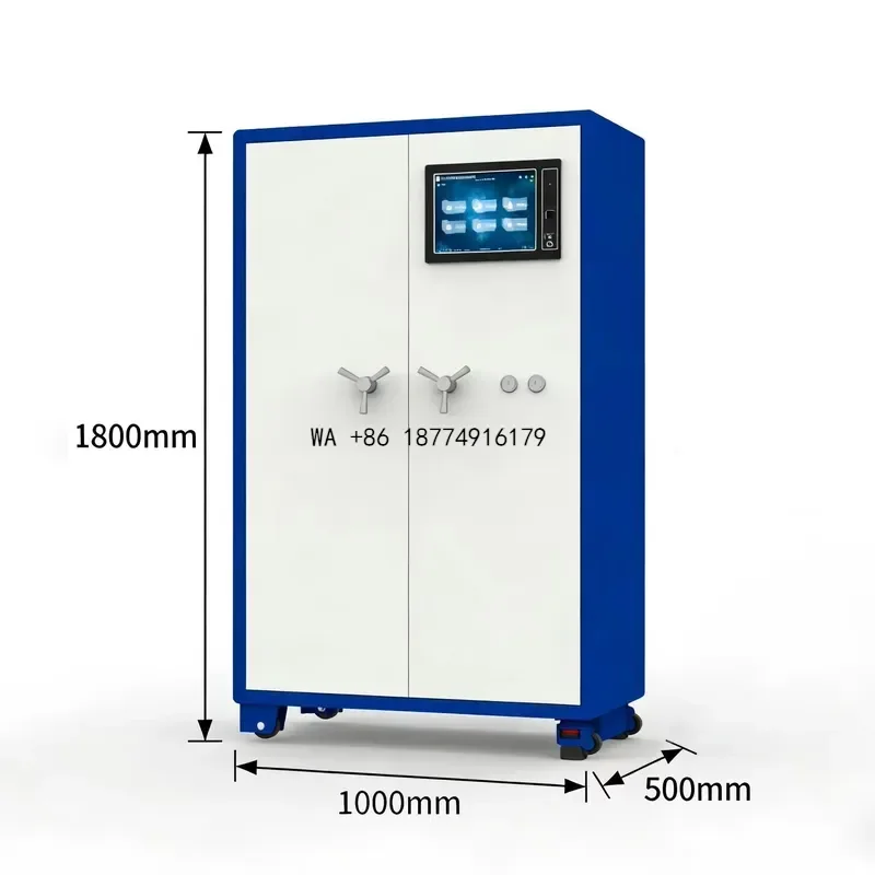 wmwmnu Professional metal safe with biometric/facial recognition lock, fireproof storage, suitable for commercial andODM OEM