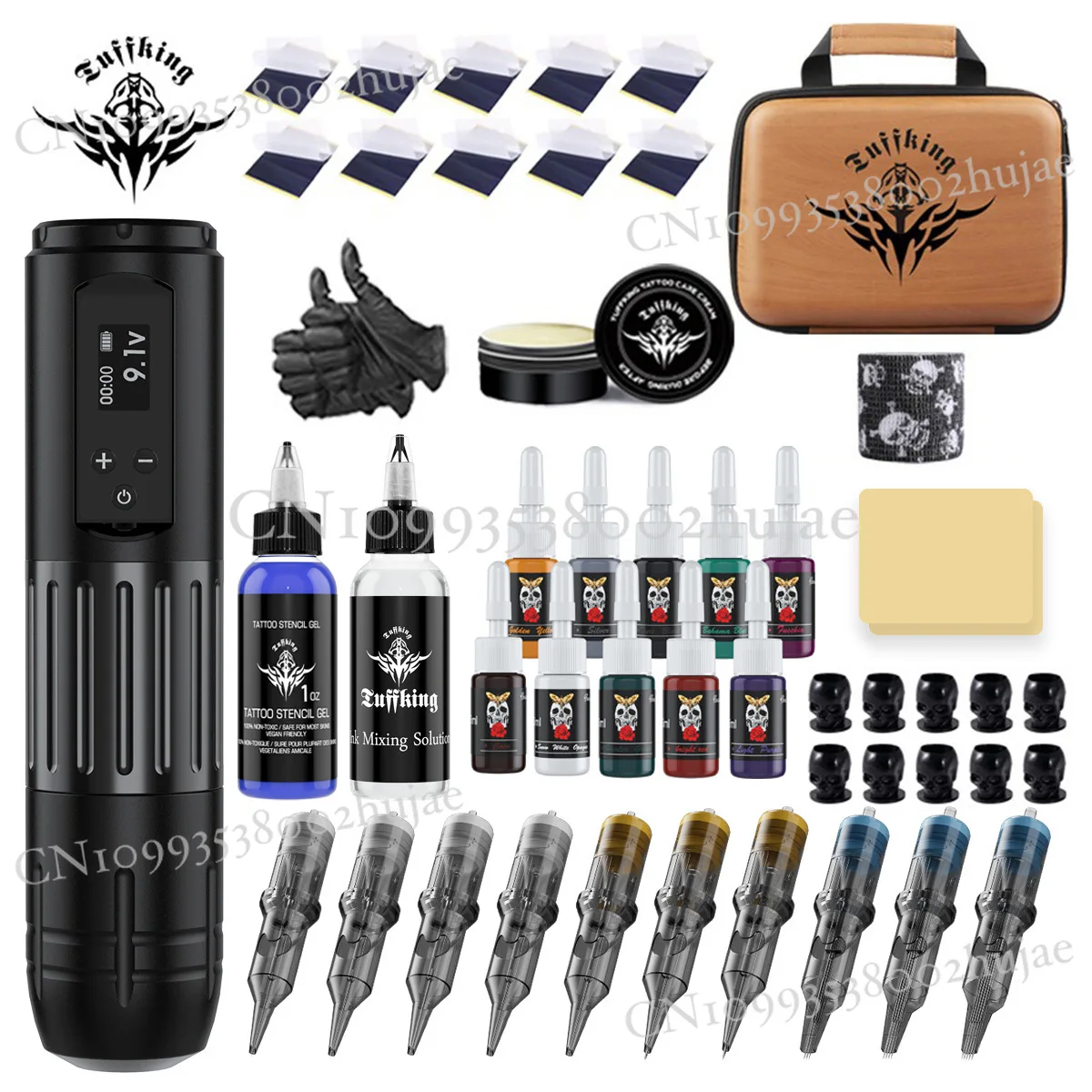 

Tuffking Wireless Tattoo Pen Kit – Rechargeable Multi-Function Motor Tattoo Machine & Permanent Makeup Tool