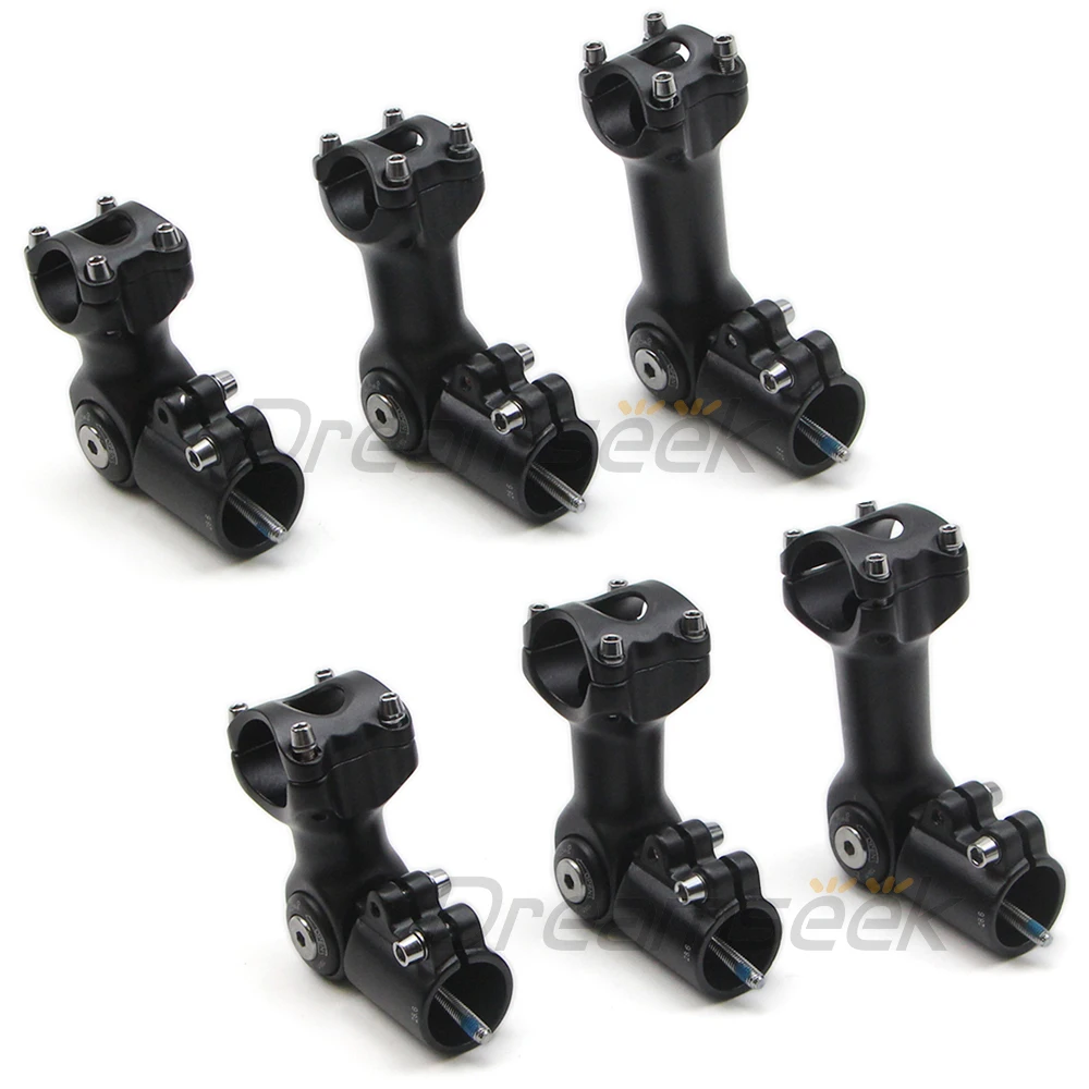 

Регулируемый вынос велосипеда MTB, горный дорожный велосипед 25,4/1,8 мм, передняя вилка руля, 60-100 мм, 90-180 градусов, алюминиевый сплав