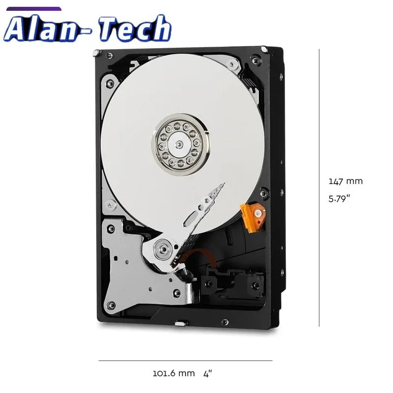 Imagem -03 - Disco Rígido Western Digial W-d-purple Surveillance Hdd Sata Iii 6.0gbps 64m 3.5 1tb 2tb 3tb 4tb 6tb 8tb 10tb 64m