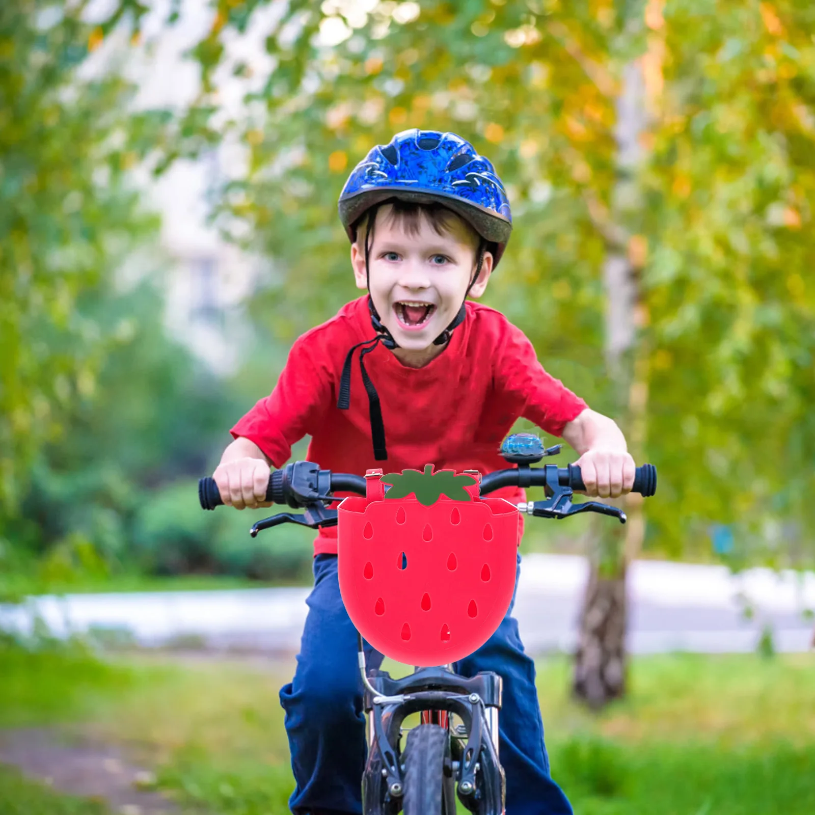 

2 шт., велосипедная корзина для малышей, аксессуар для передней рамы для велосипедов, скутеров, трехколесных велосипедов, легкий материал, привлекает для детей