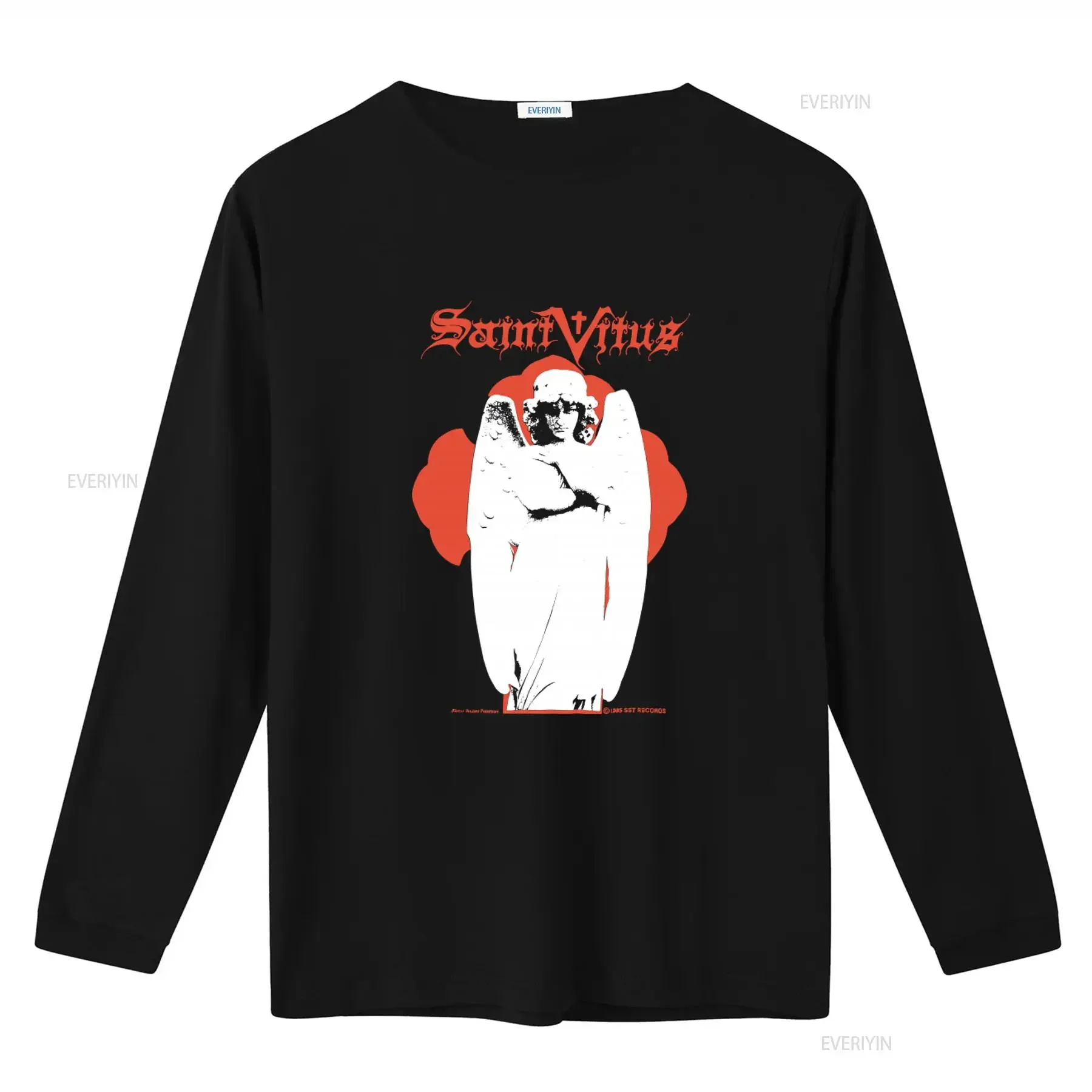 1985 Saint Vitus Hallows Victim Era T Shirt Available in Full Sizes from S to 5XL vintage Washed Breathable Slightly