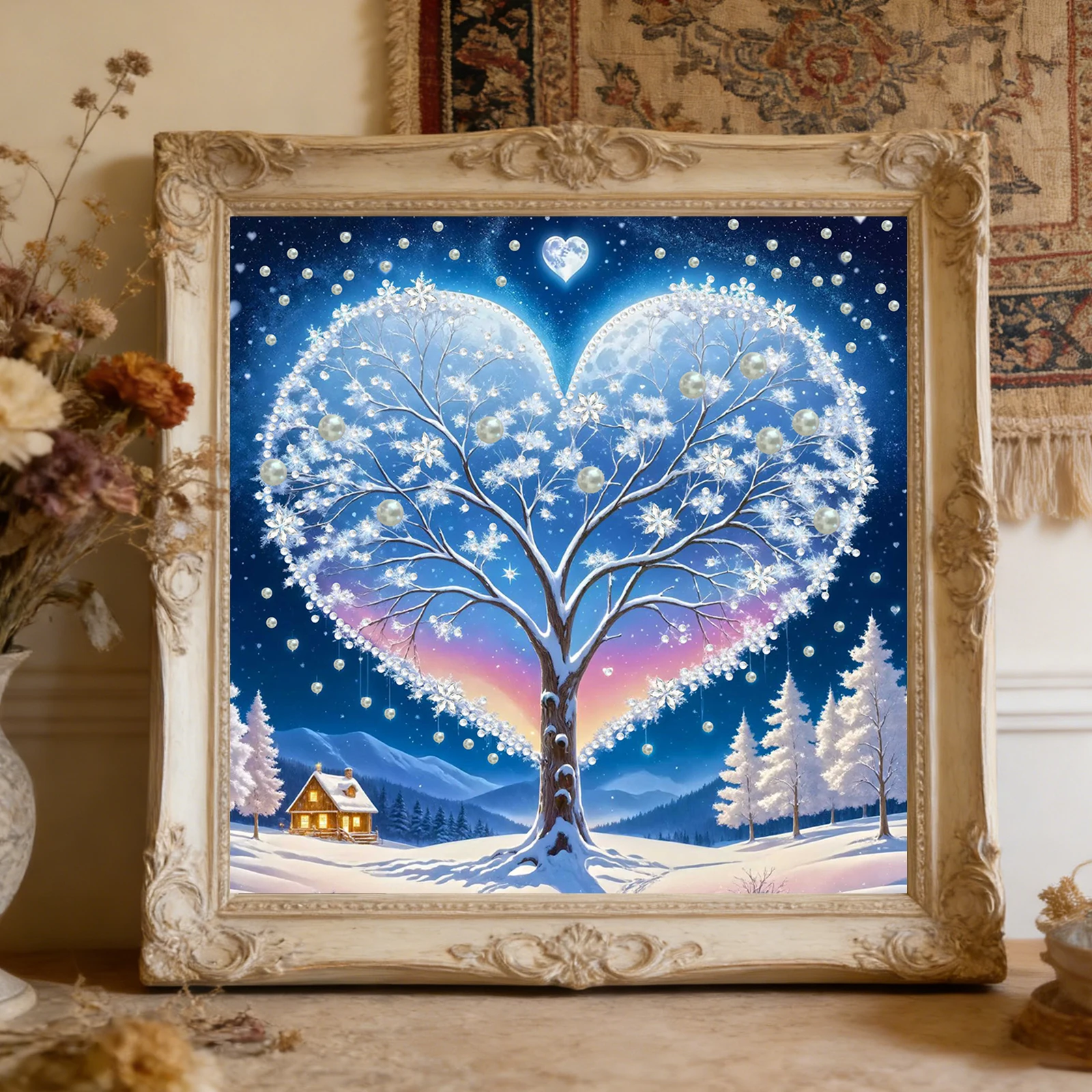 Home Decor Diy Ideas - 겨울 나무 특별한 모양의 5D DIY
