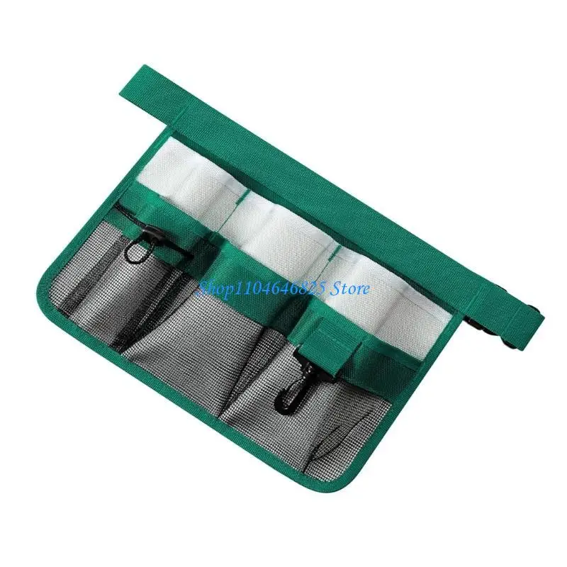 Adjustable Waterproof Gardening Apron With Fabric Tool Holder