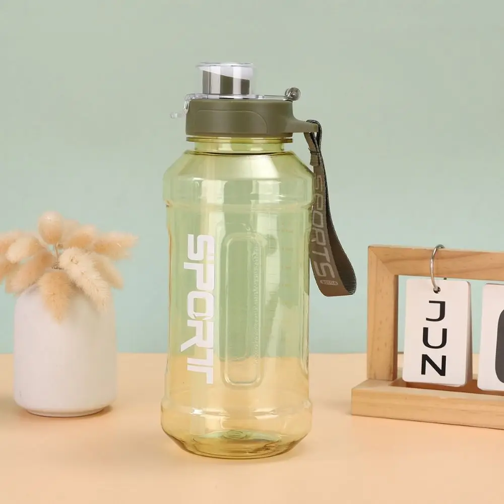 

Straw Sports Water Cup with Carrying Rope 850/1300ml Fitness Water Bottle Large Capacity Leakproof Fitness Drinking Bottle