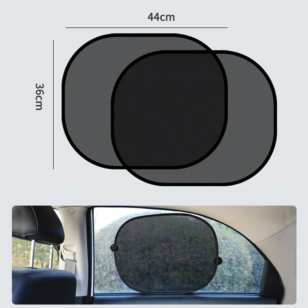 Parts & Accessories Car Sunshades Suction Cup Type 6X Curtain Kits Hot/Easy To Install Practical To Use Brand New