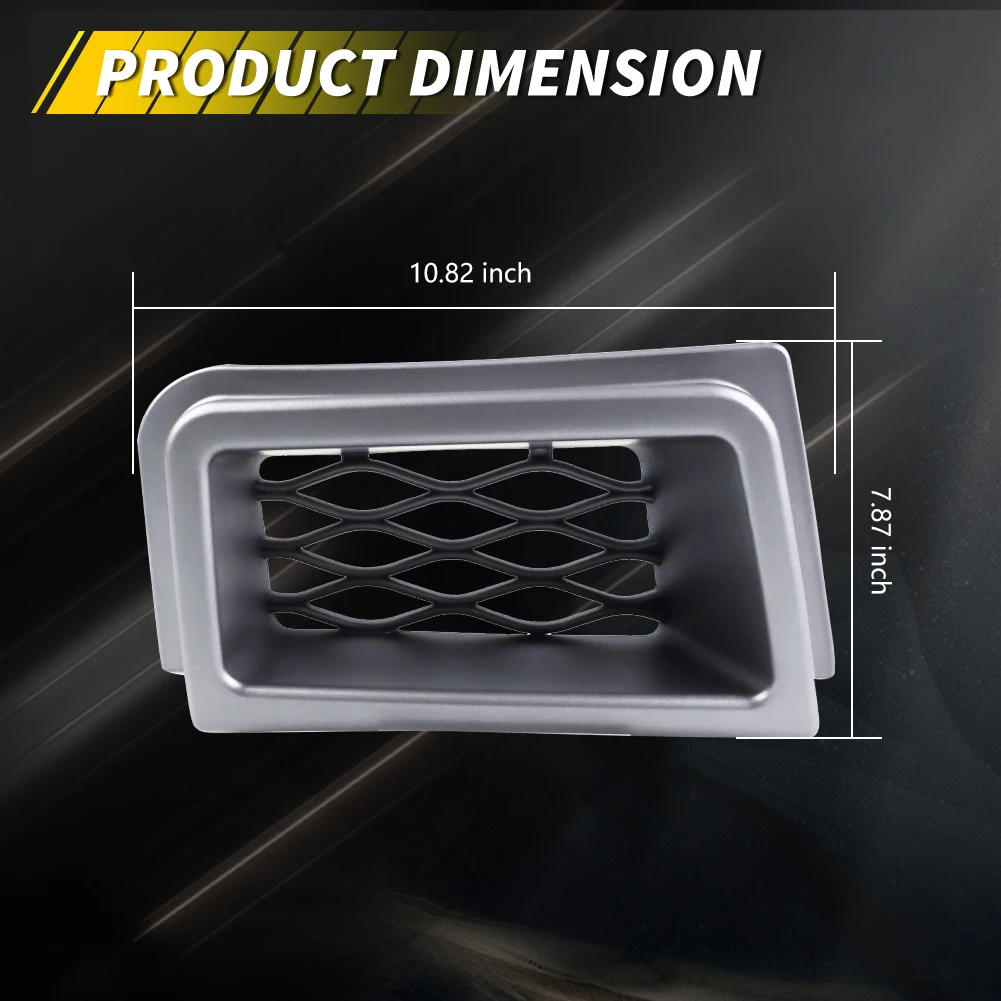 2pcs-for-2003-2004-2005-2006-2007-chevrolet-silverado-1500-durable-sturdy-front-bumper-ss-style-air-duct-grille-insert-cover