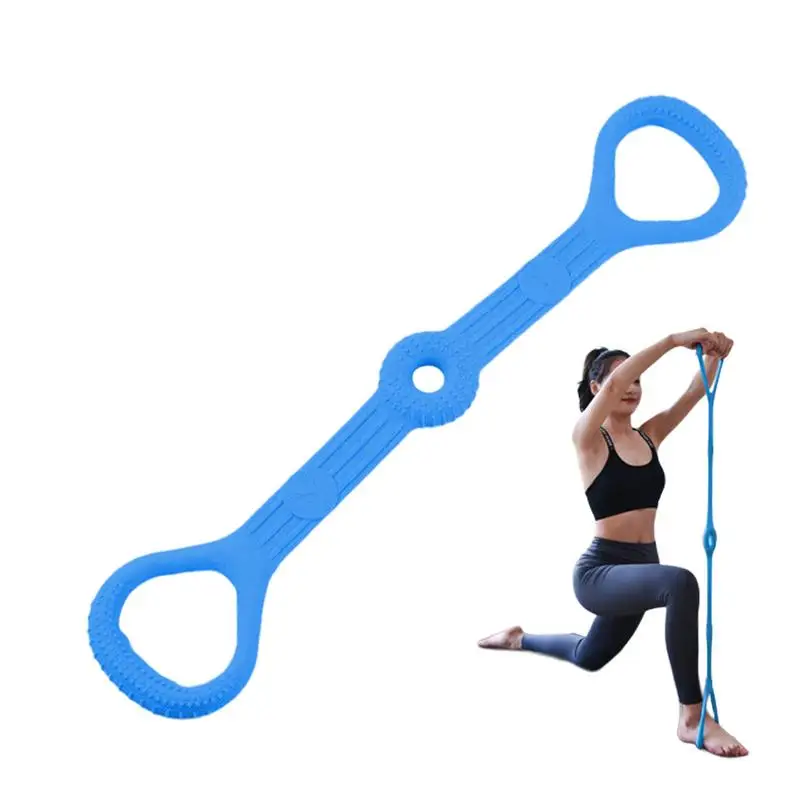 

Fitness 8 Shaped Bands Exercise Fitness Resistance Bands Figure 8 Shape Arm And Shoulder Stretch Band Women Girls Home Fitness