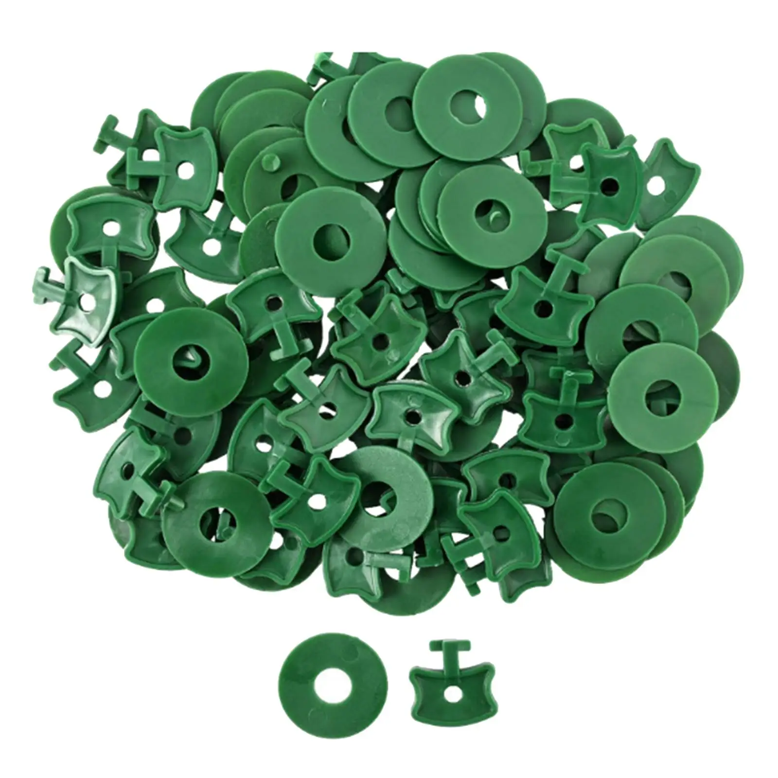 200-Pack Greenhouse Clips Washer Set Twist Clamp for Insulation Shading Winter Summer Bubble Wrap Sunshade Net Bird-Proof Net
