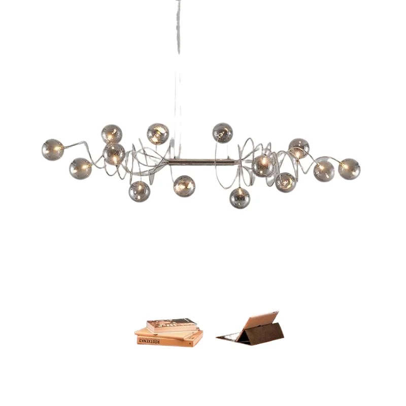 

Modern minimalist style molecular bedroom creative personality dining room Italian living room chandelier