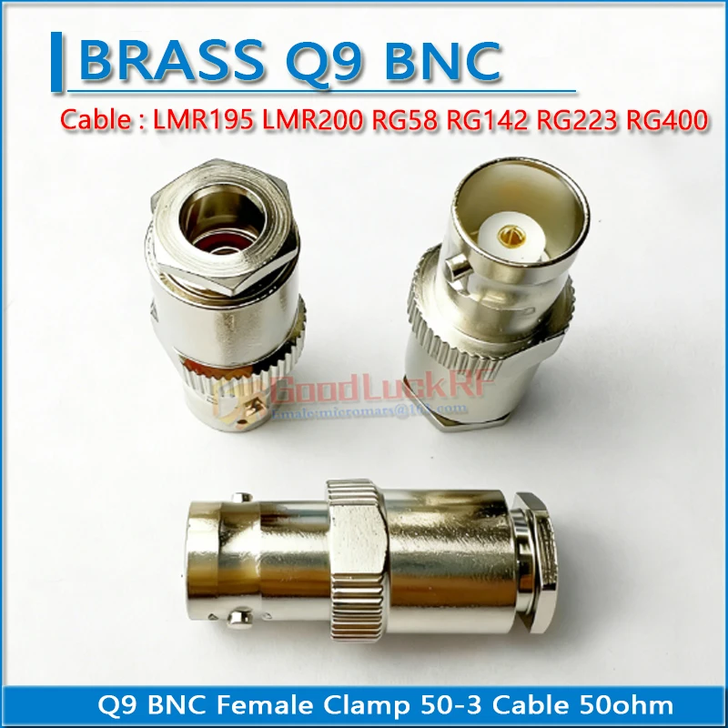 Q9 Bnc Female Clamp…