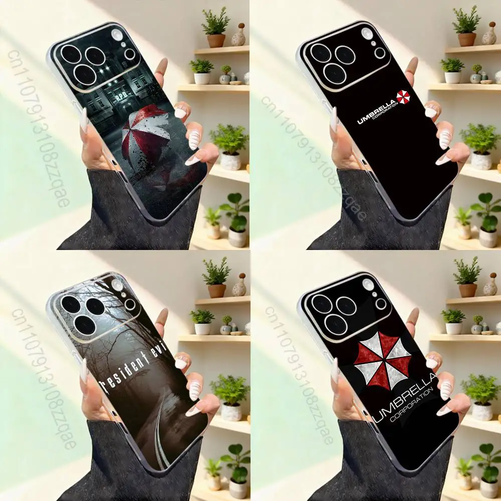 

Крутой чехол для телефона Game R-Resident E-Evil для iPhone 17, 16, 15, 14, 13, 12, 11, Pro, Max, Plus, Mini, SE4, E, совместимый с беспроводной зарядкой MagSafe