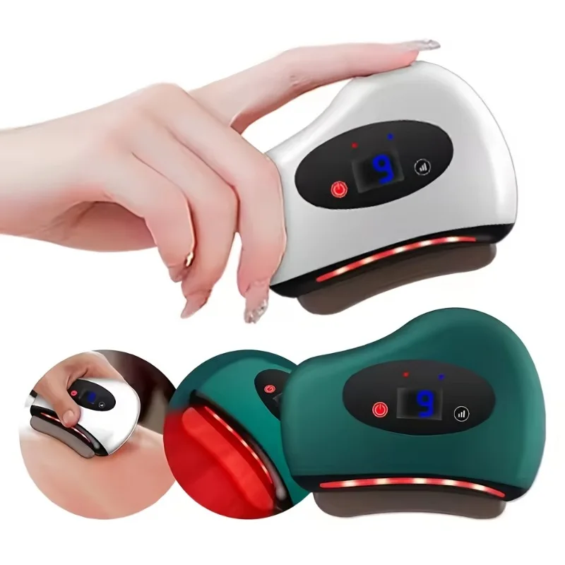 

Electric Massage Board, Constant Temperature Heating Vibration Massager for Face, Shoulders, and Neck