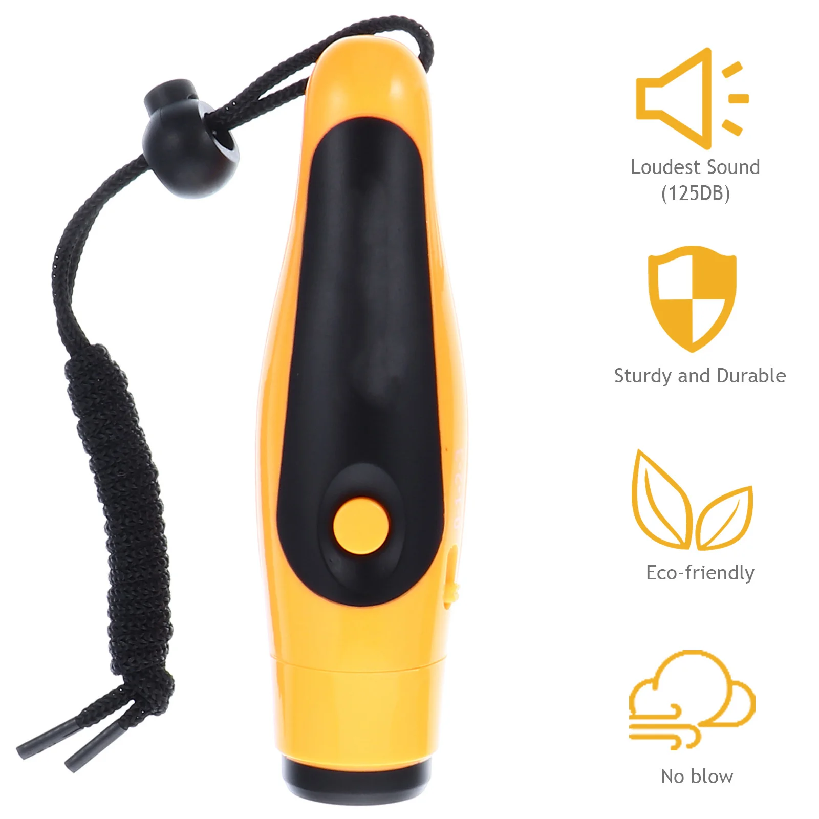 1 قطعة صافرة الطوارئ البلاستيكية بصوت عال للبقاء في الهواء الطلق المشي لمسافات طويلة التخييم الرياضة السلامة المحمولة يده صافرة
