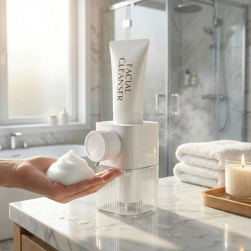 

Automatic Foaming Soap Dispenser Touchless for Facial Cleanser, 150ml Waterproof USB-C Rechargeable Foam Dispensers