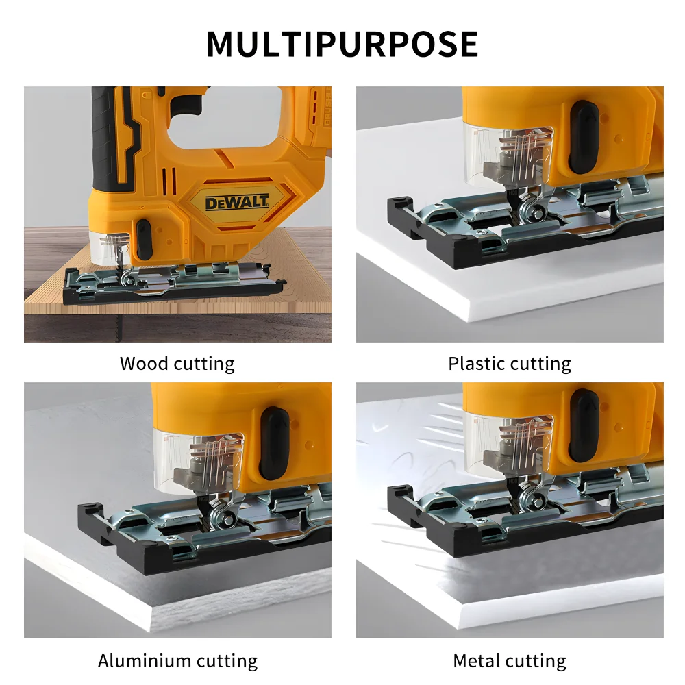 Dewalt Jig Curve Saw Lithium Electric 20V Battery Rechargeable Multi-Function Wireless Wood Cutting Brushless Motor Power Tool