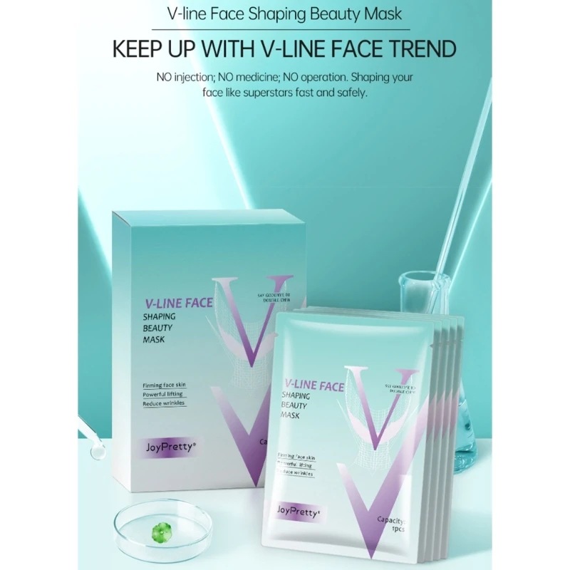 Mặt nạ nâng cơ mặt Line Dây đeo giảm béo vô hình Mặt nạ nâng cơ mặt Đai nâng cơ cổ Băng nâng để làm săn chắc đường hàm