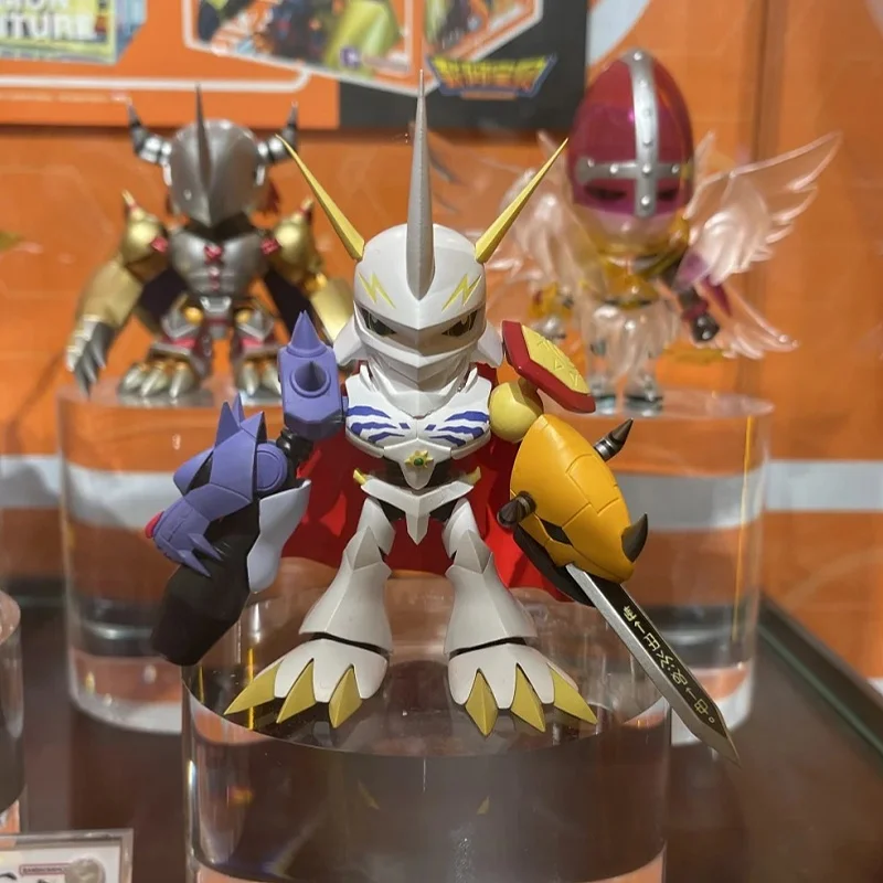 

New Qmsv Mini Plabako Digimon Adventure Blind Box 2025 New Digimon War Greymon Action Figure Angewomon Mystery Box Birthday Gift